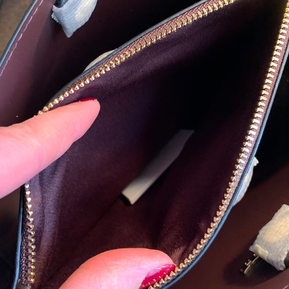 Authentic COACH 1941 double faced leather snap zip Satchel/Crossbody - Picture 6 of 14